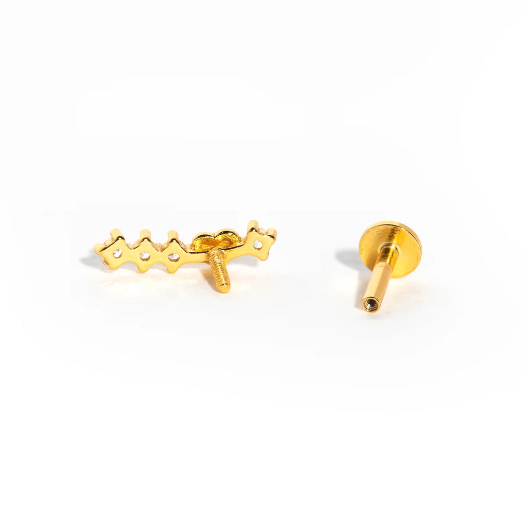 LOVE LIKE THIS FLAT BACK EARRING