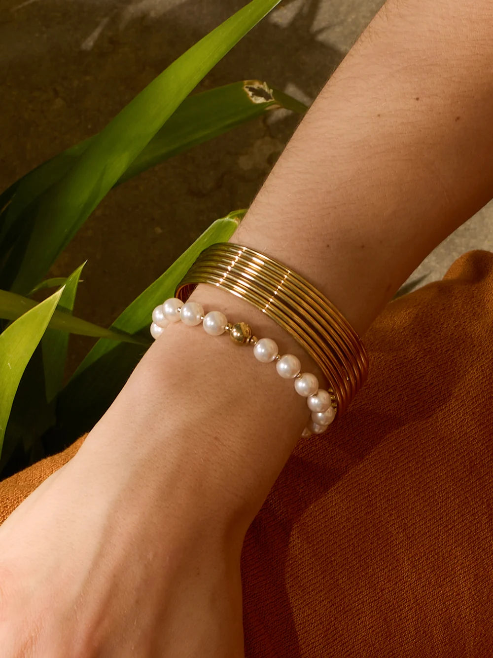 THEON – SET DI 7 BRACCIALI JONC ZAG BIJOUX