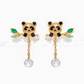 LUCKY PANDA DANGLE EARRINGS