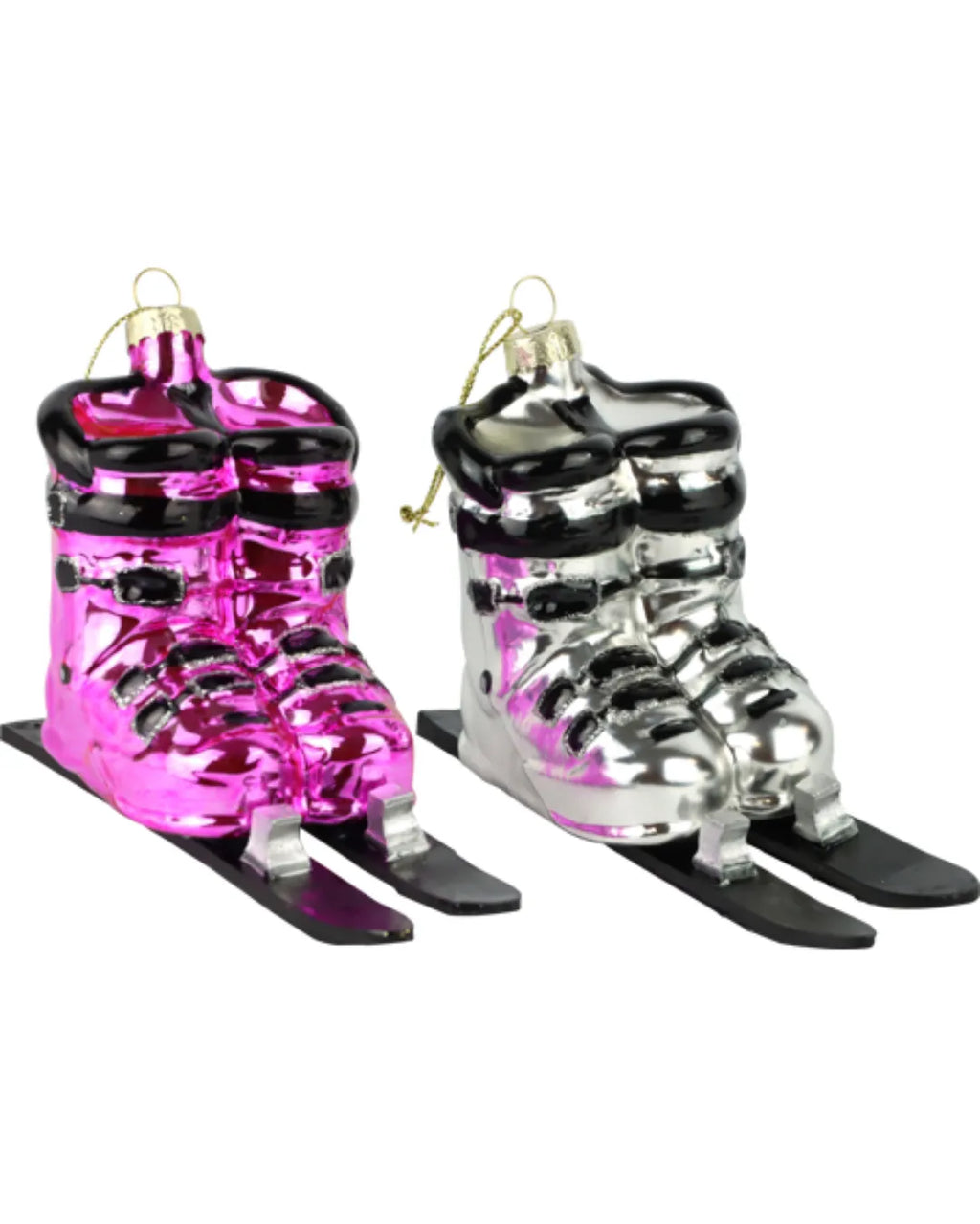 Decorazione in Vetro Ski-Boots