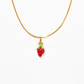 STRAWBERRY SHORTCAKE CHARM NECKLACE