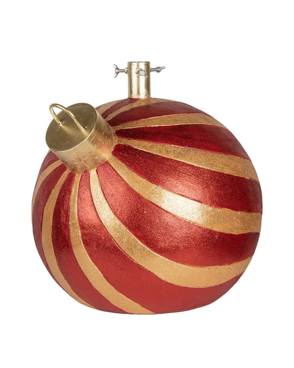 Supporto per Albero di Natale “Pallina di Natale” Rosso e Oro