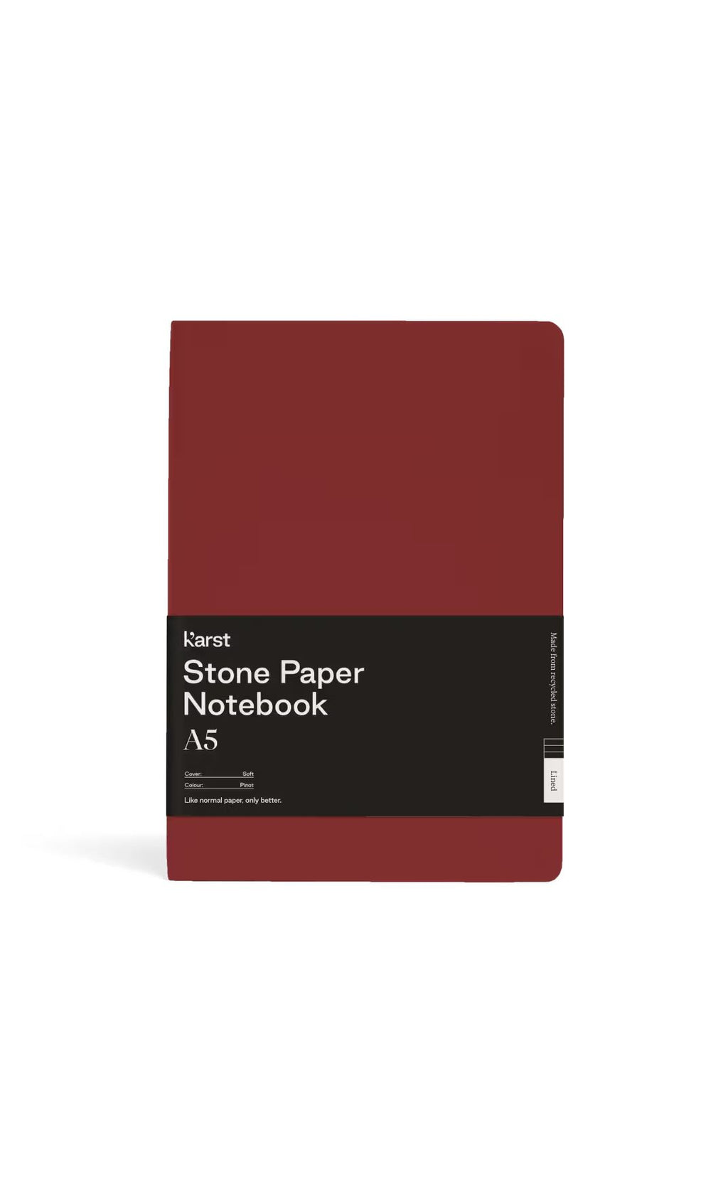 Notebook A5 Softcover Karst in Stone Paper