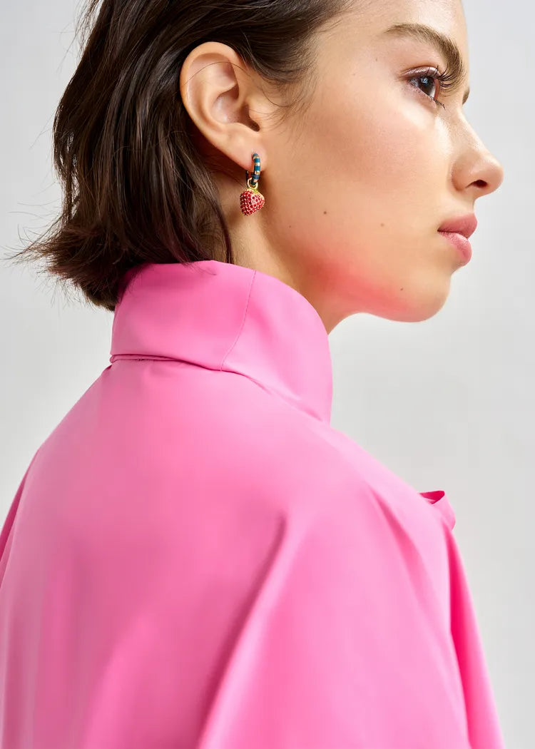 Orecchini Hoops Dino Fragola