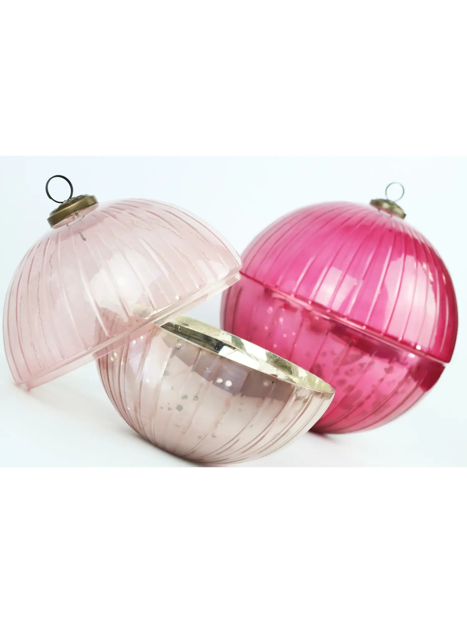 Sfere Vetro Carnival 2pz