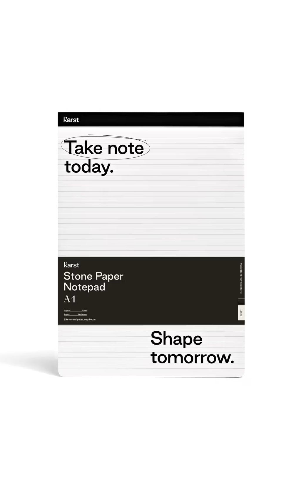 Notepad A4 Karst in Stone Paper