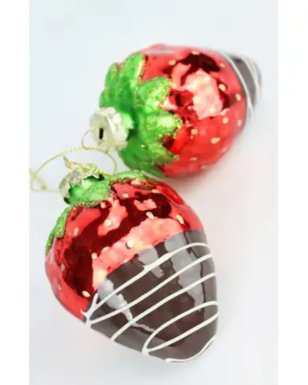 Decorazione Vetro Dolci Fragole