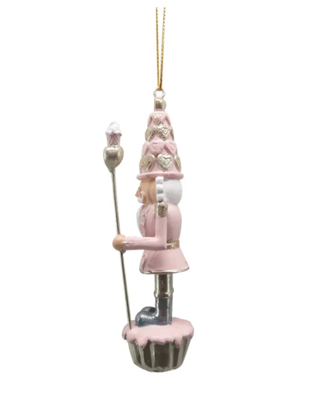 Pallina Natalizia Schiaccianoci Rosa