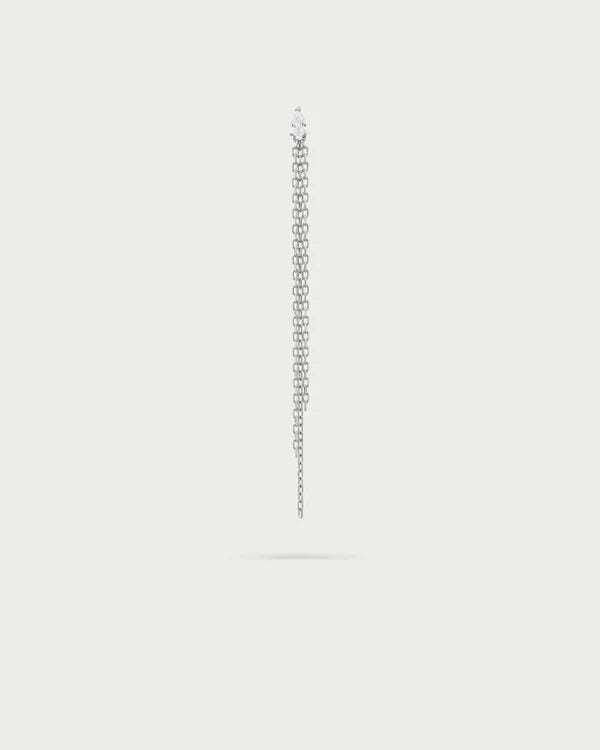 Mono-Orecchino Multi Line Drop Frange