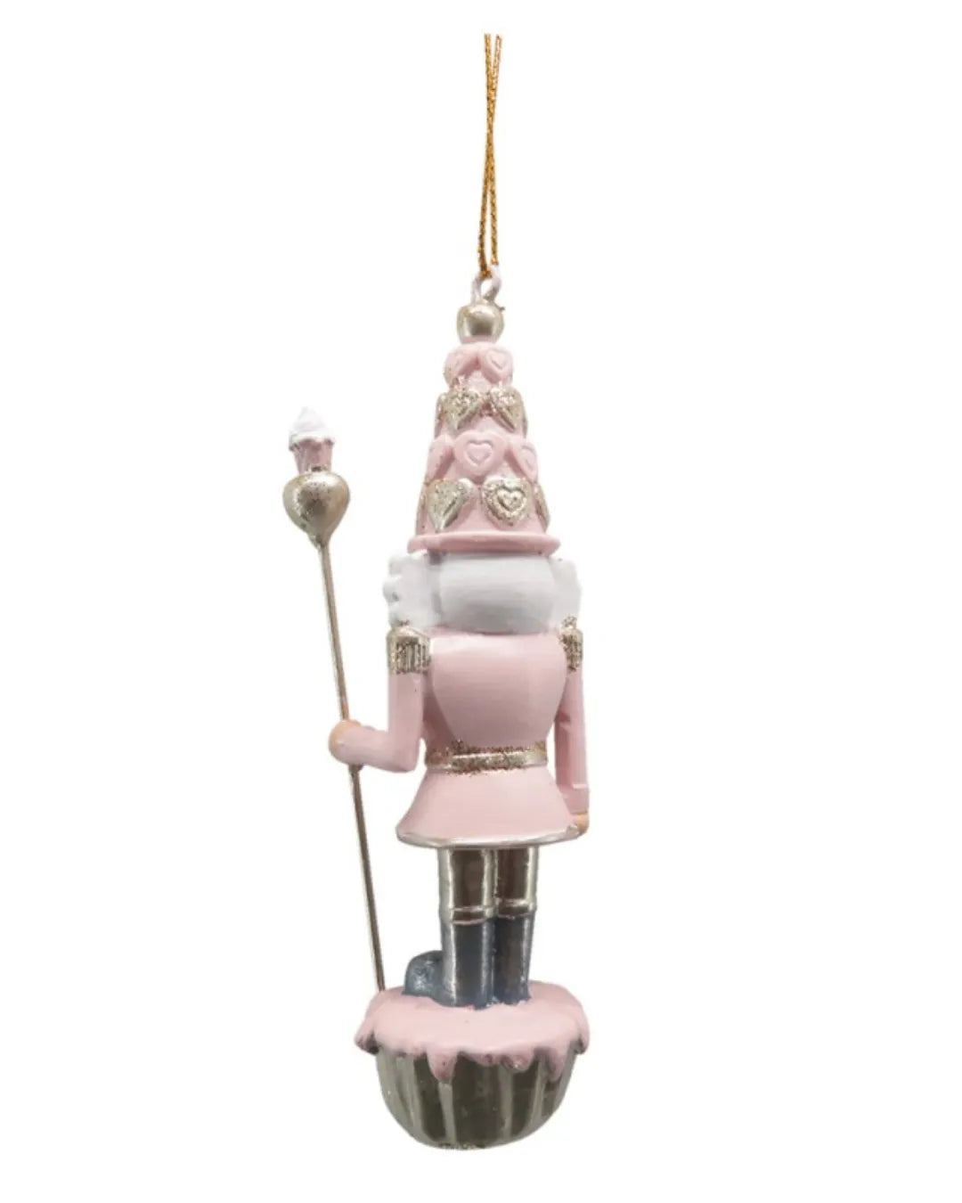 Pallina Natalizia Schiaccianoci Rosa