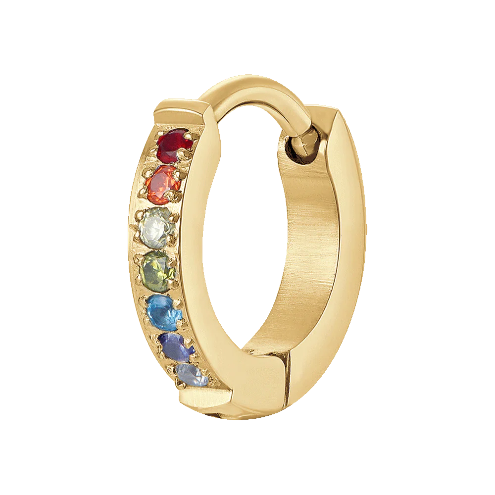 Orecchini Cerchio Multicolor