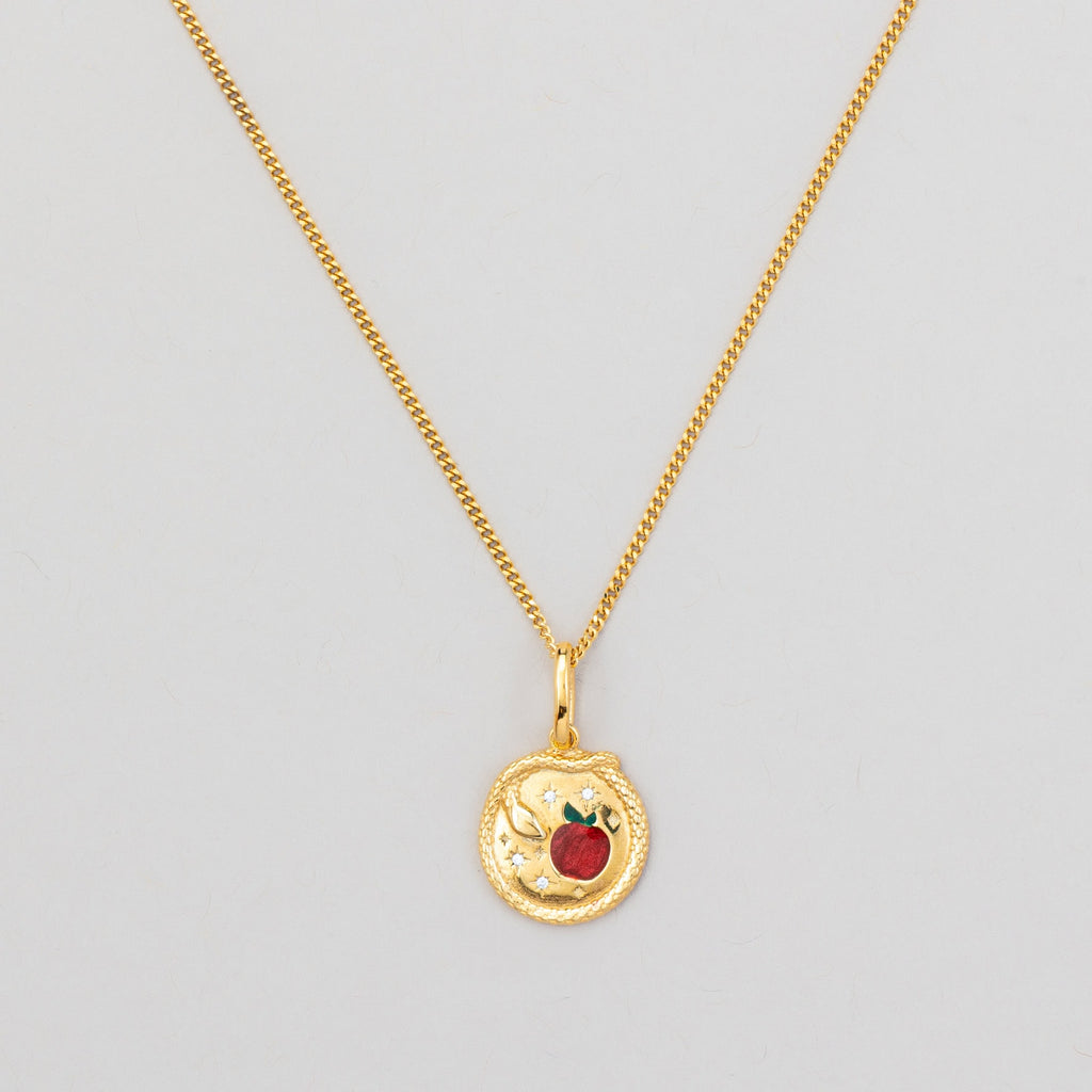 Collana Medaglione Mela