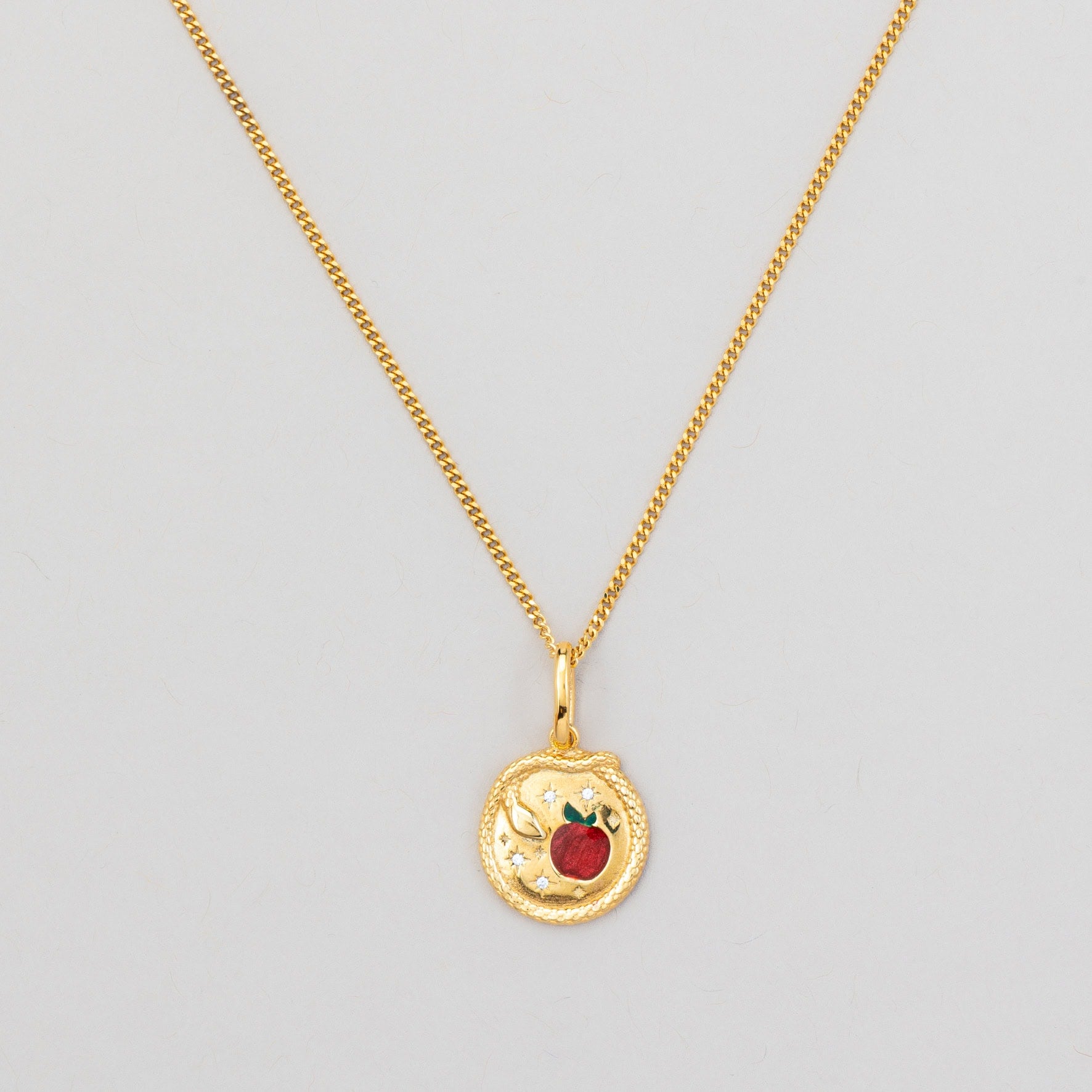 Collana Medaglione Mela