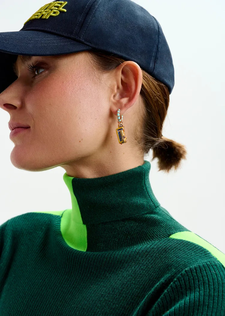 Orecchini Hoops Autobus e Riccio