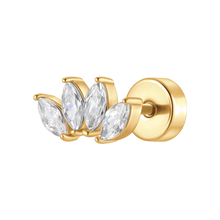 Piercing Marquise con Zirconi