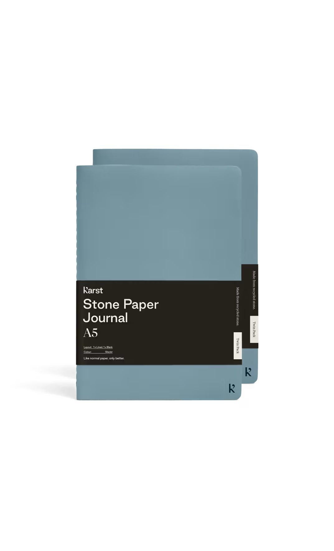 A5 Journal Twin Pack in Stone Paper