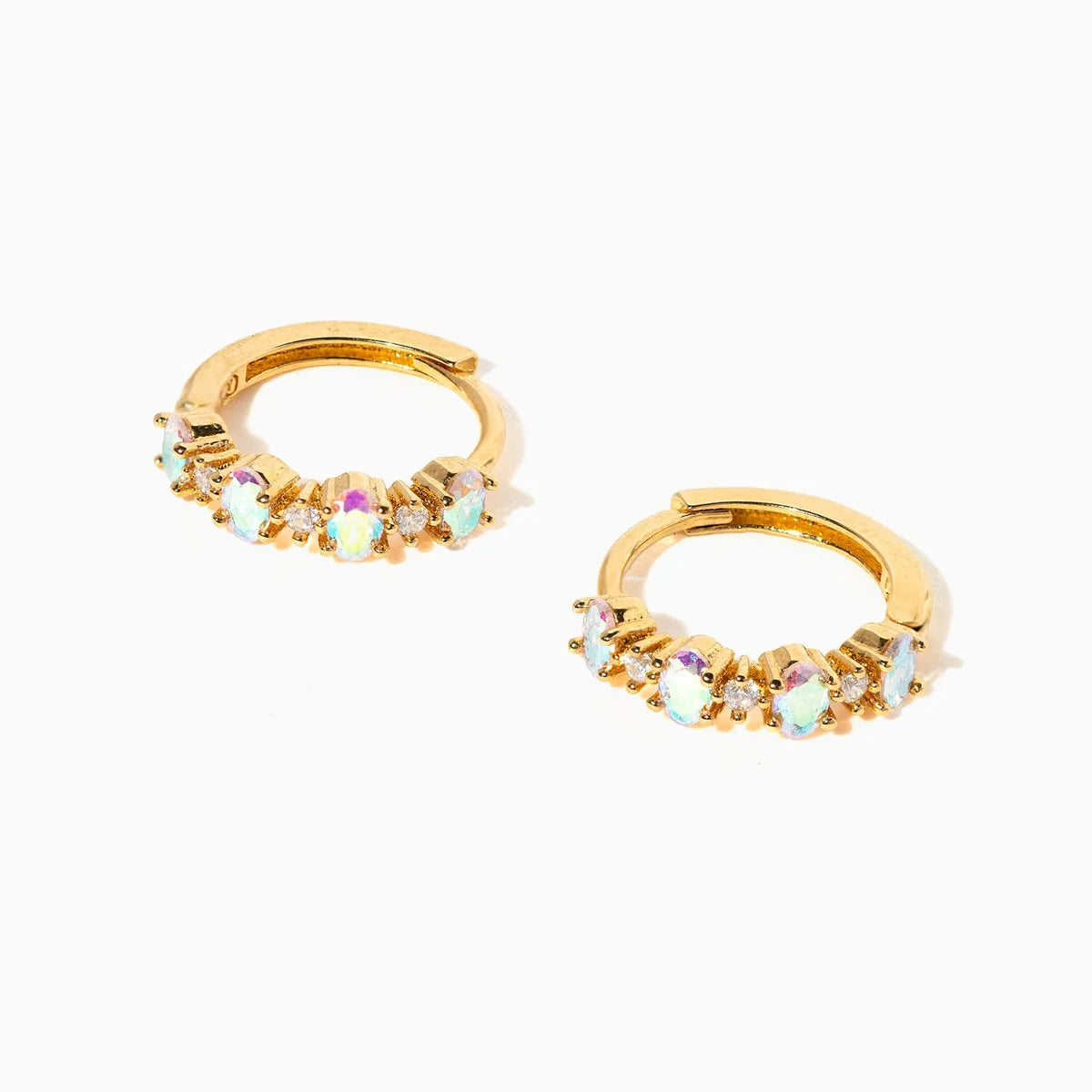 IRIDESCENT GALAXY HOOPS