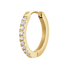 Orecchini Cerchio Medium Zirconi