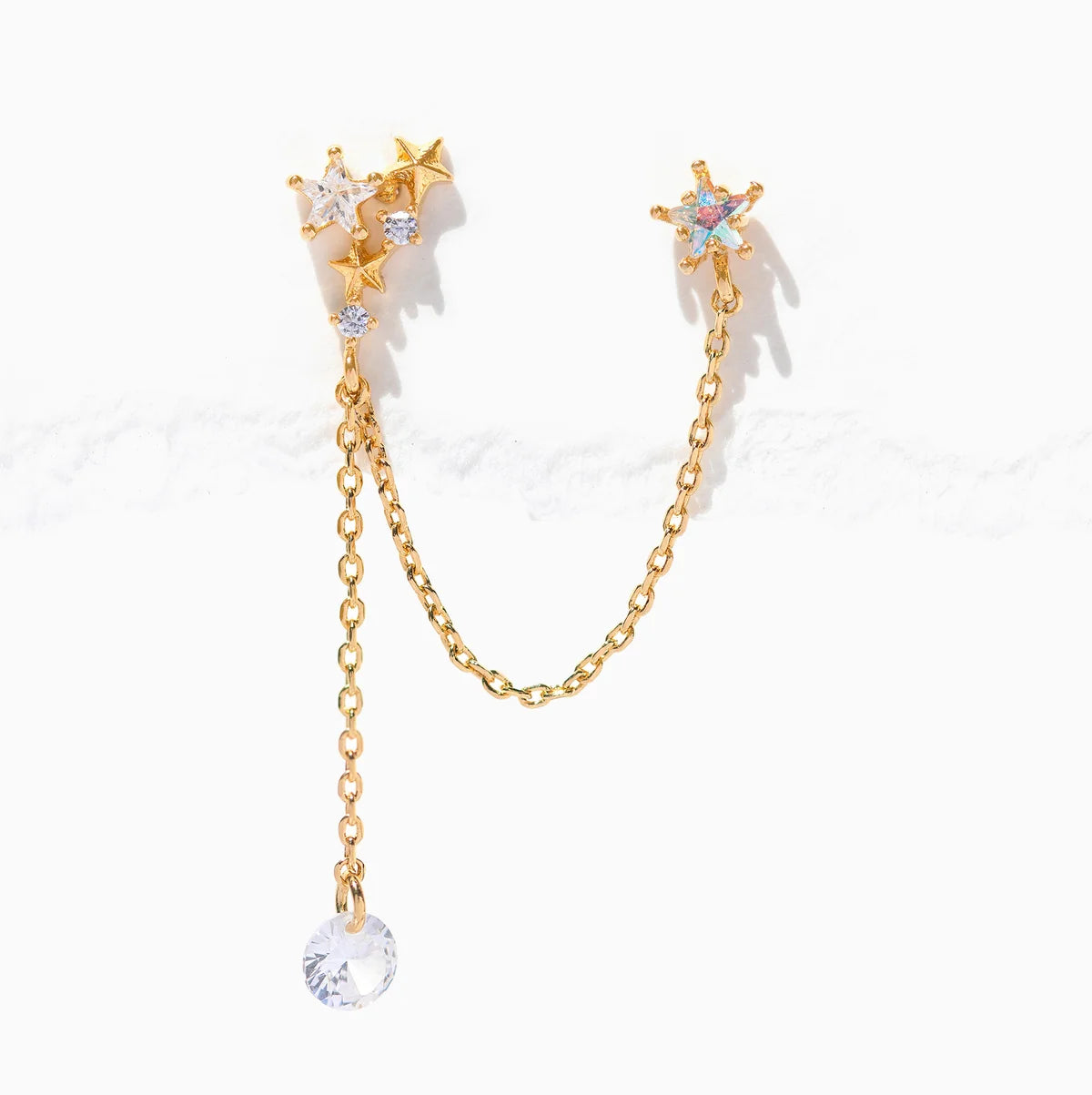 STAR CROSSED LOVER DOUBLE EARRING