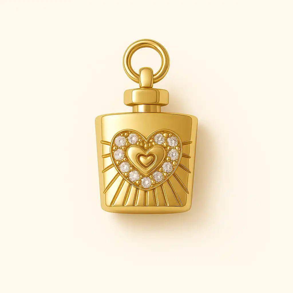 Charm Cuore con Brillanti