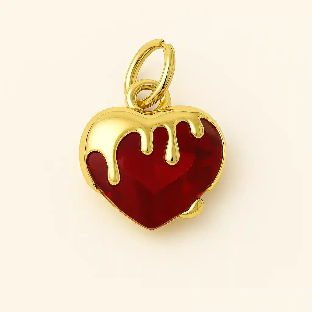 Charm Cuore con Sangue