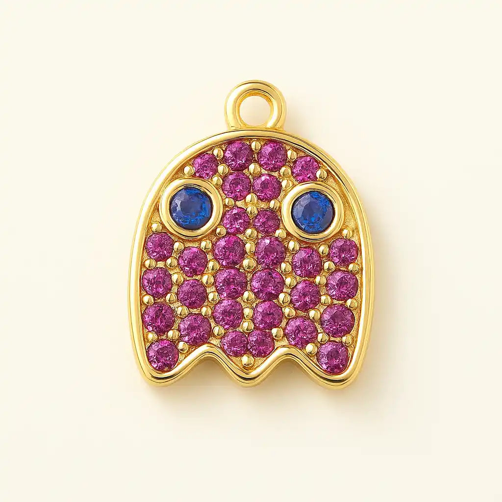 Charm Fantasma con Brillanti