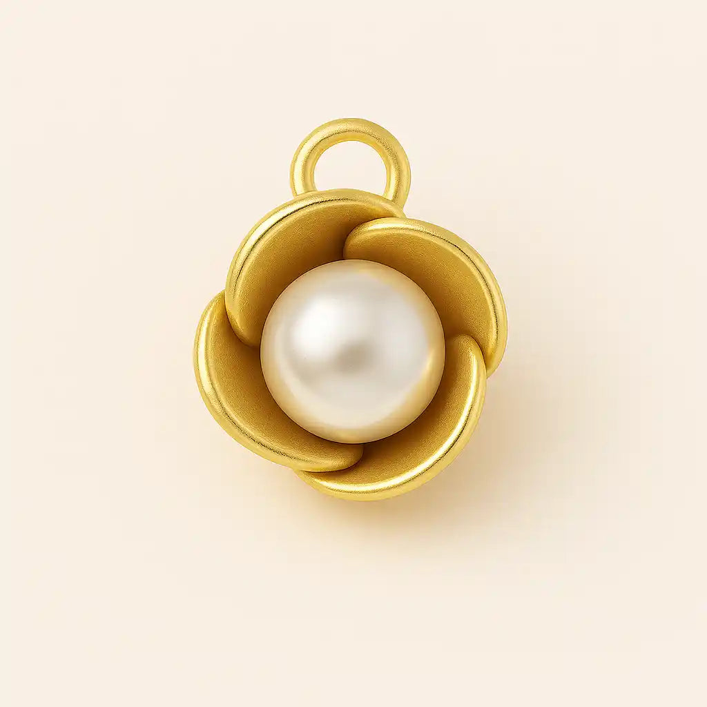 Charm Fiore con Perla