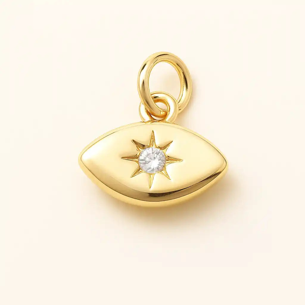 Charm Occhio con Brillante