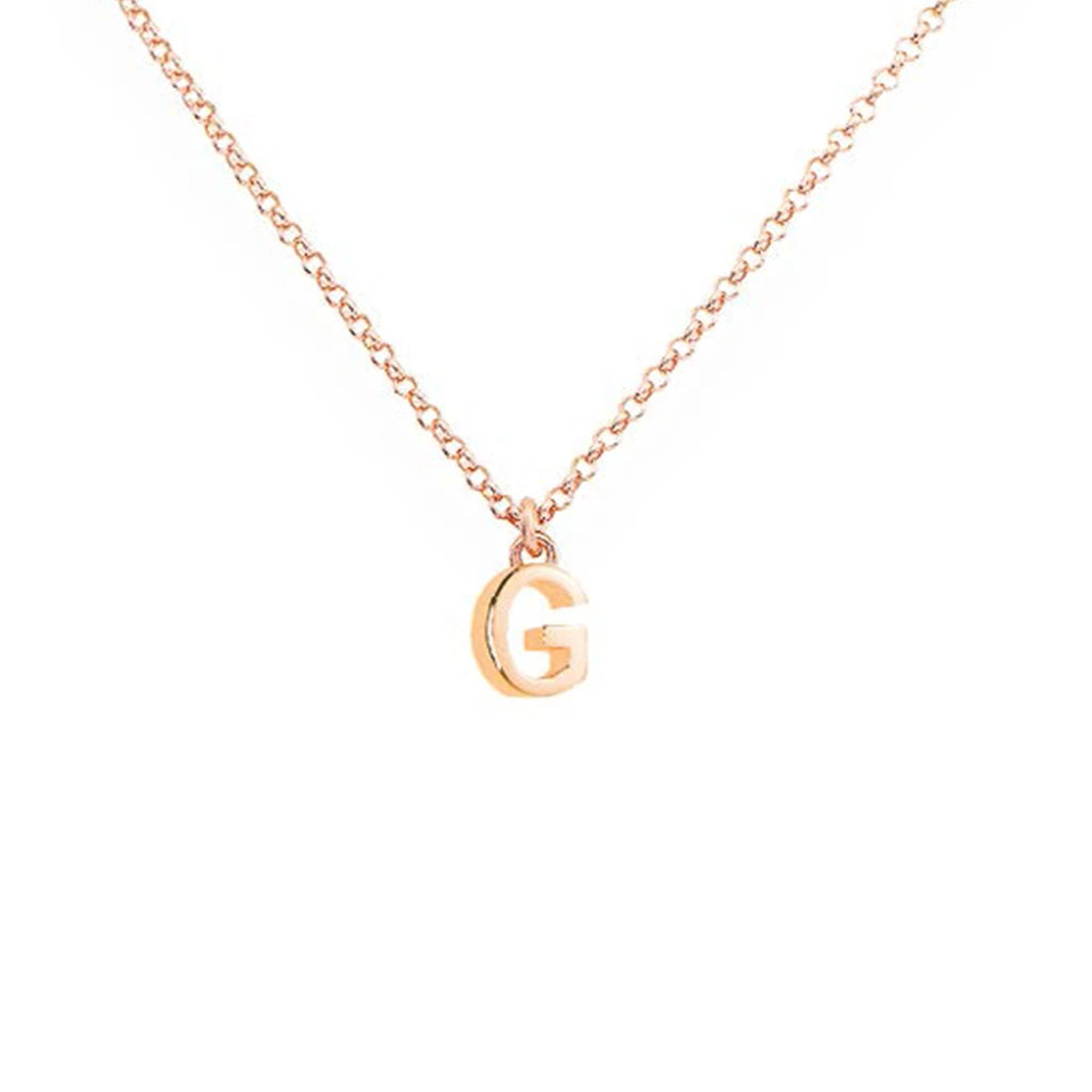 Collana con Iniziale Bombata e Punto Luce