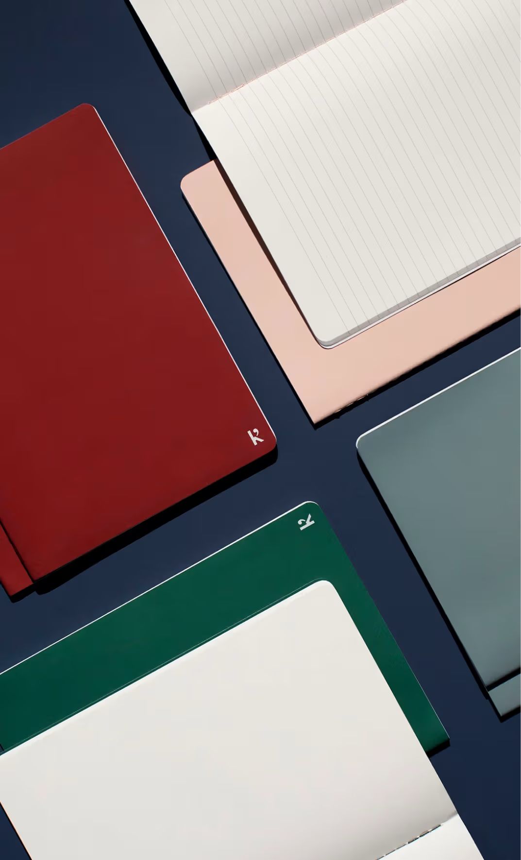 A5 Journal Twin Pack in Stone Paper