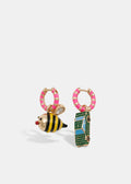 Orecchini Hoops Ape e Automobile