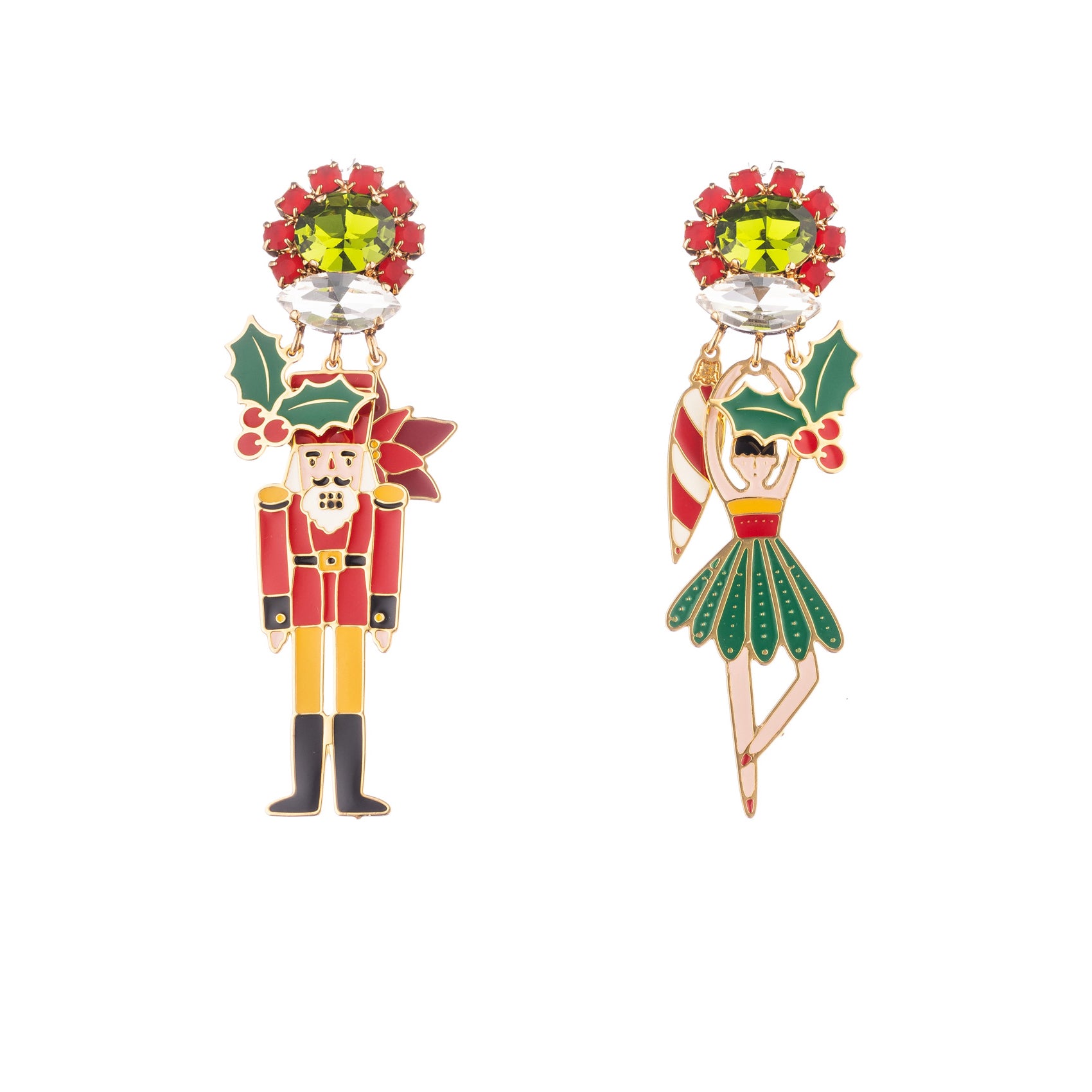 Earrings Christmas Ballerina