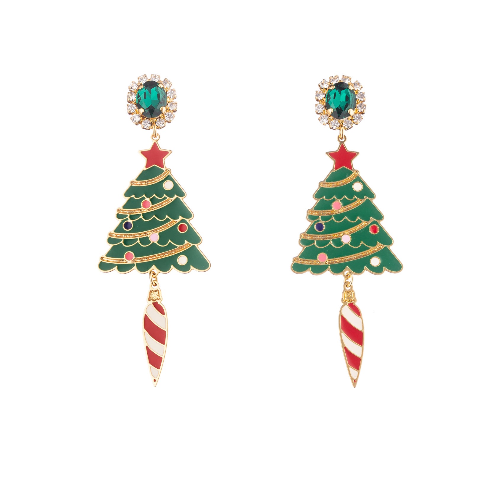 Earrings Christmas Tree
