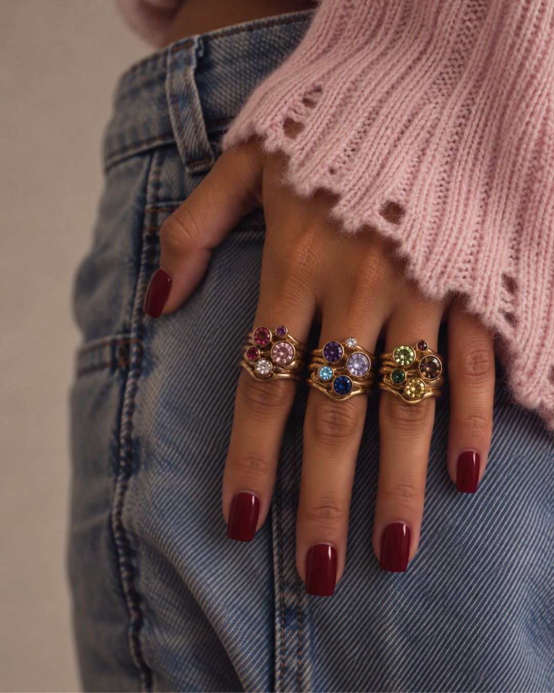 STACKING RINGS SET