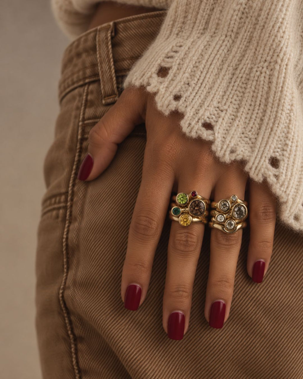 STACKING RINGS SET