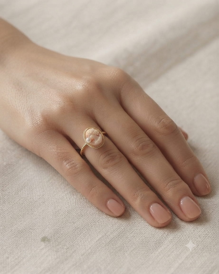 Bubble Girl – Anello Cammeo