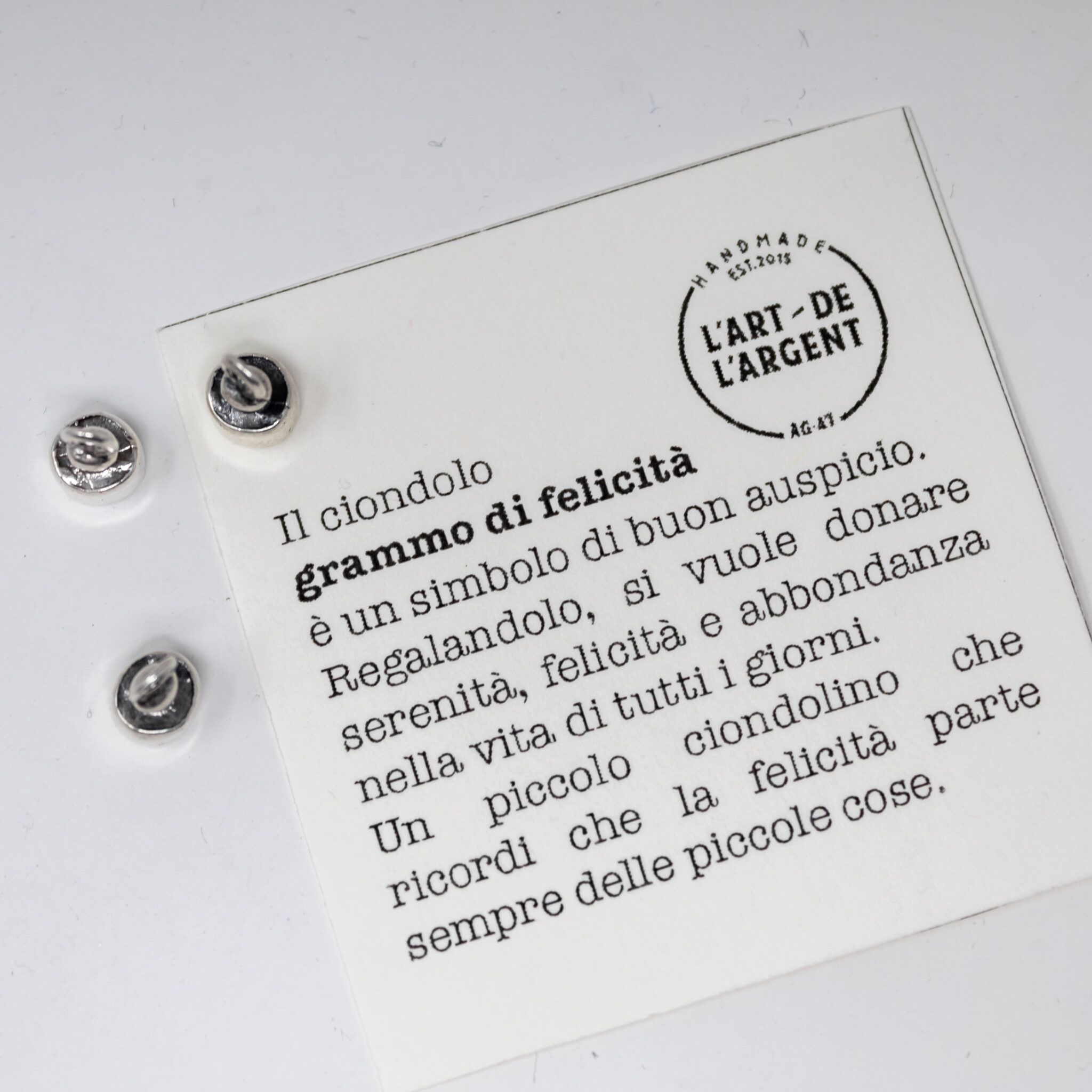 Ciondolo Grammo di Felicità