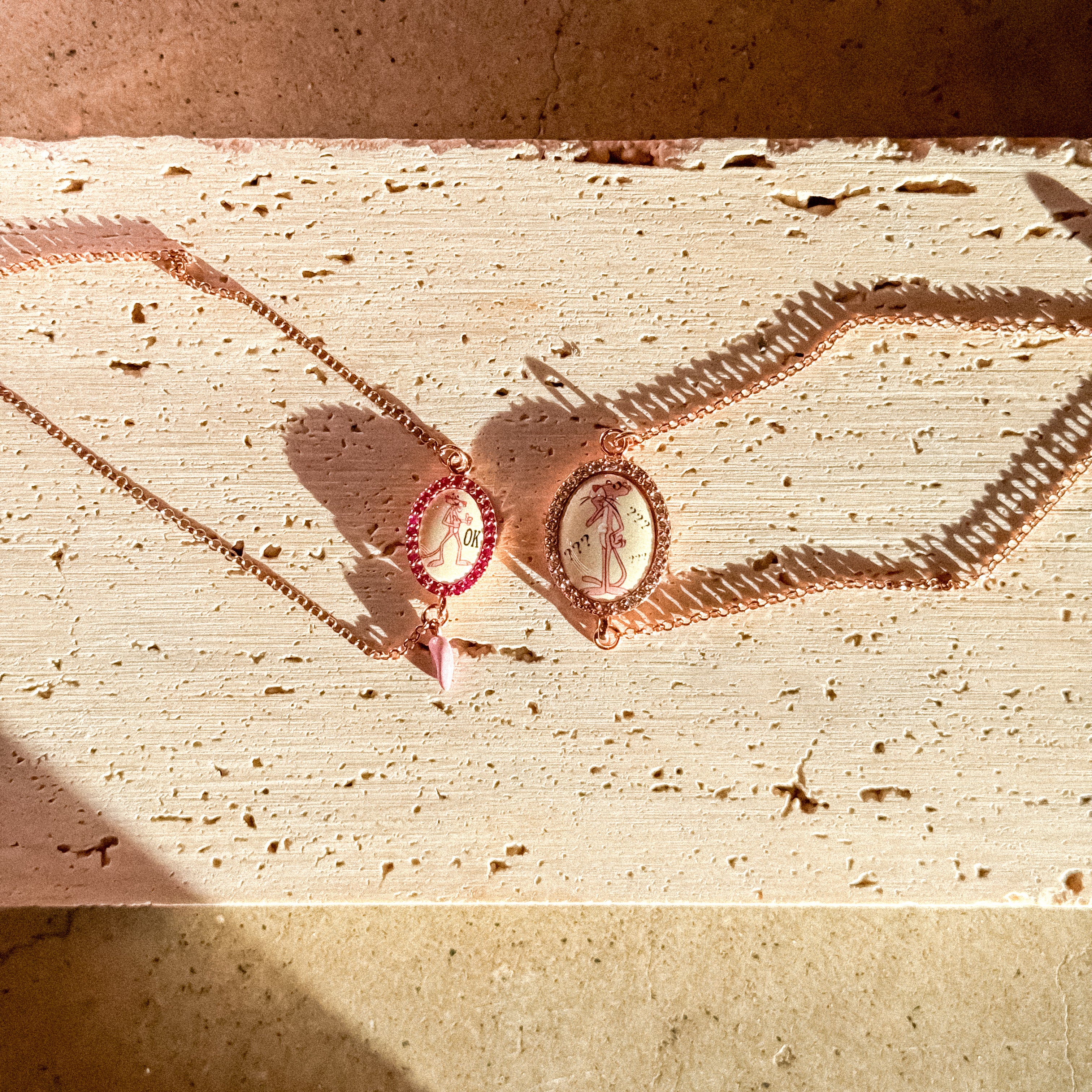 Bracciali “Pink Panther Duo”