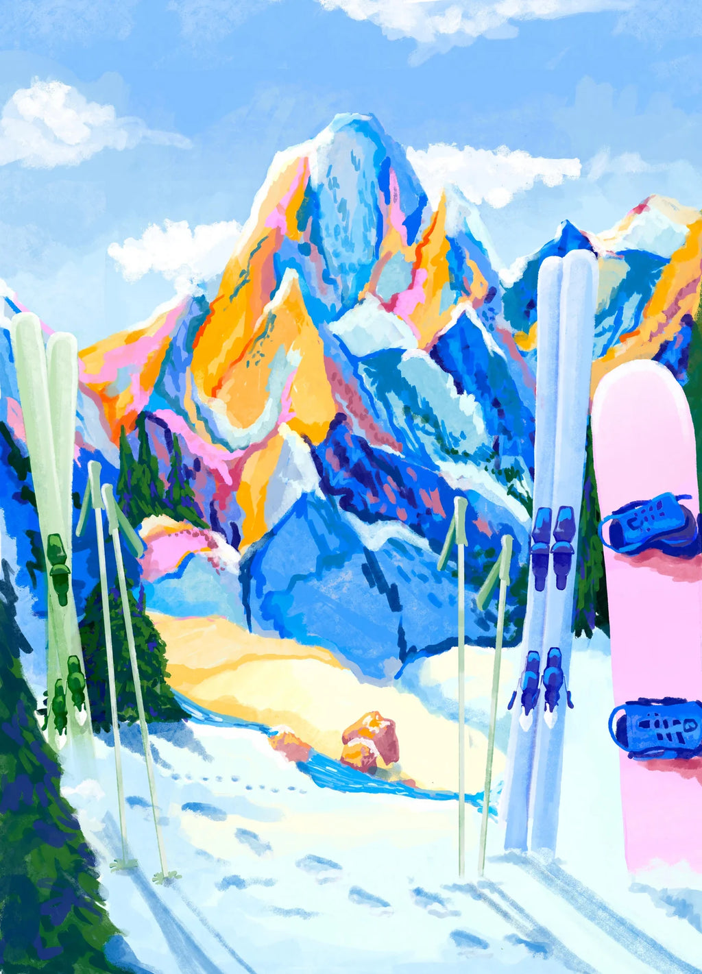 Puzzle Snow Must Go On