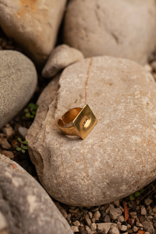 Anello Capitello Quadrato