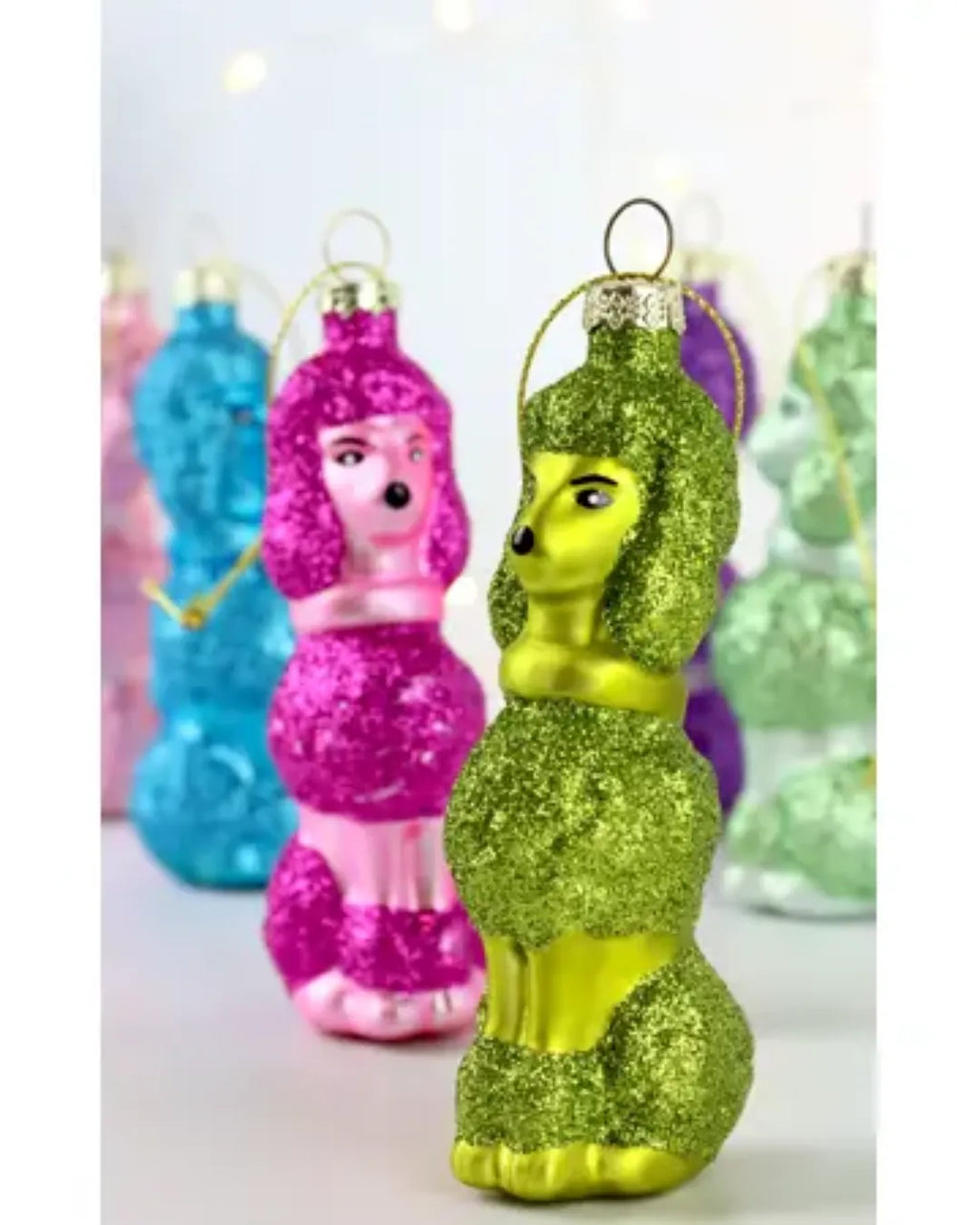 Pallina di Natale “Barboncino” in vetro