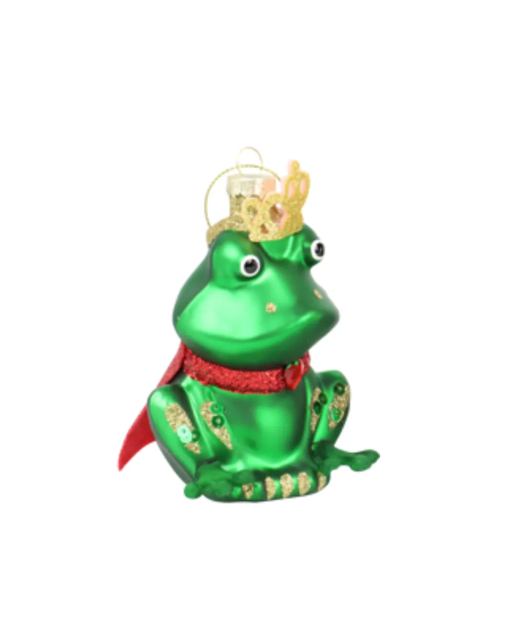 Decorazione in Vetro “Frog King”