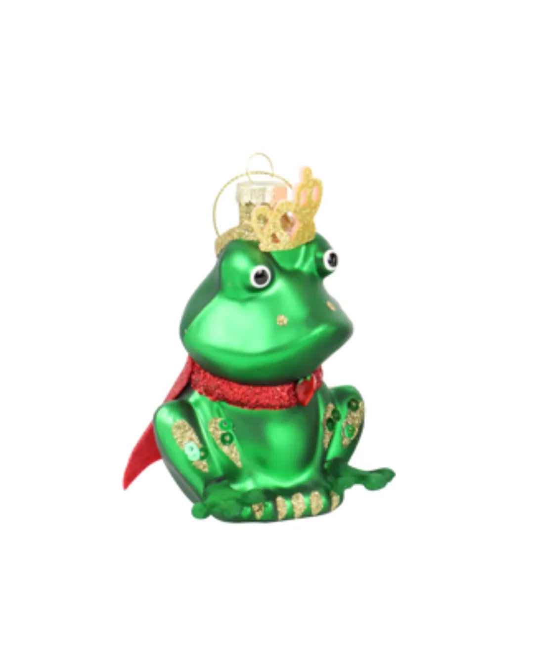 Decorazione in Vetro “Frog King”