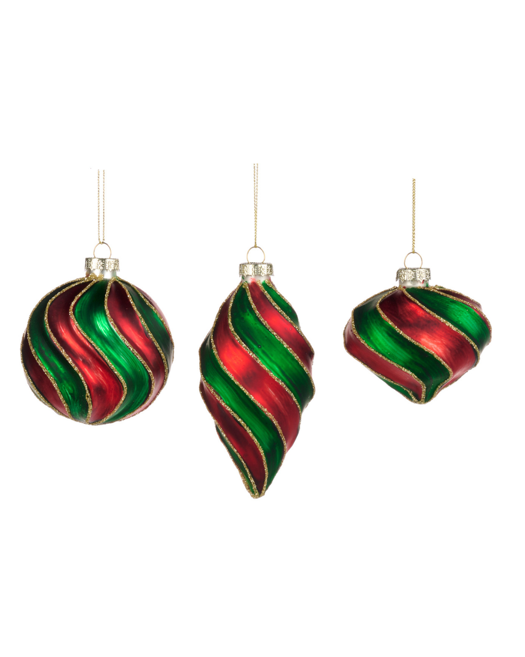 Decorazione “Glass 3D Swirl Stripe”