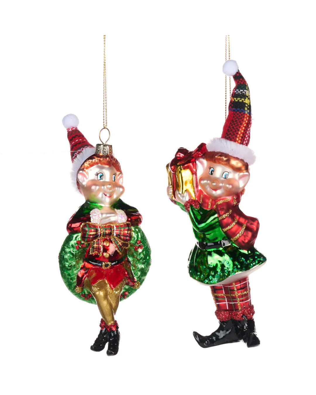 Decorazione “Glass Christmas Helper Elf”
