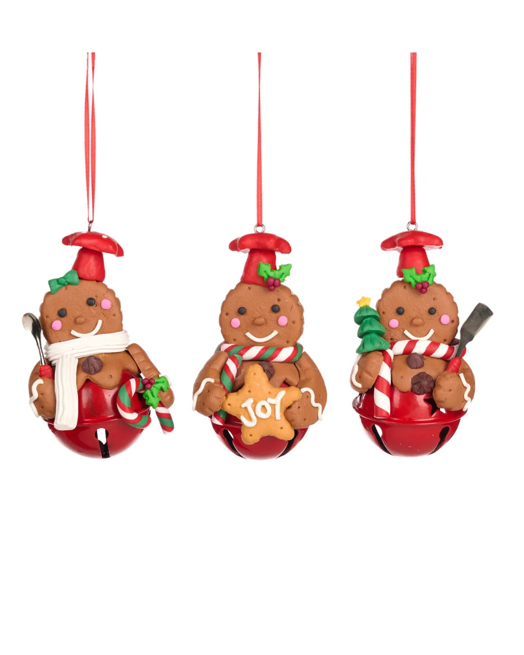 Decorazione “Metal Clay Gingerbread Chef Bell”