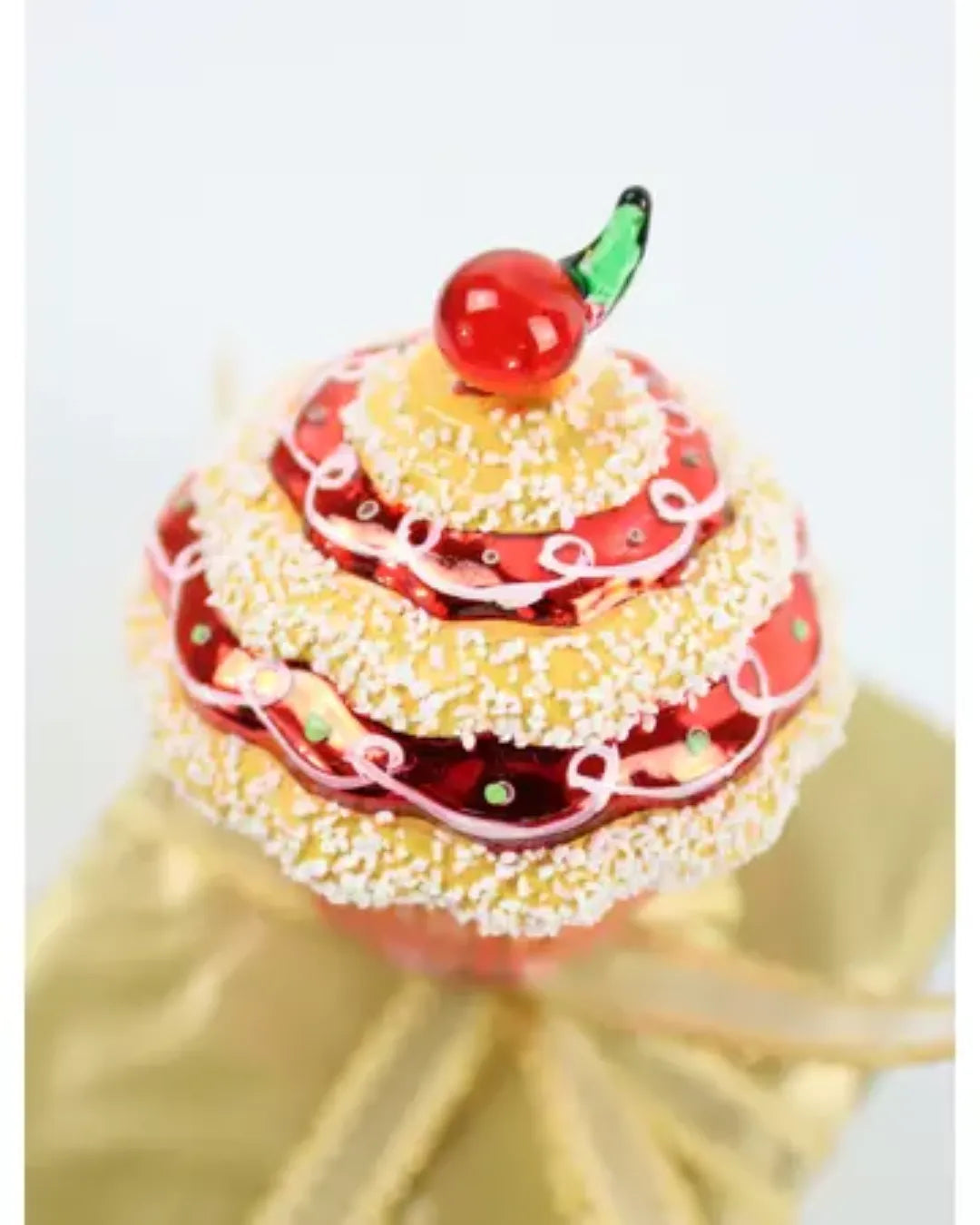 Decorazione Clip in Vetro “Muffin”