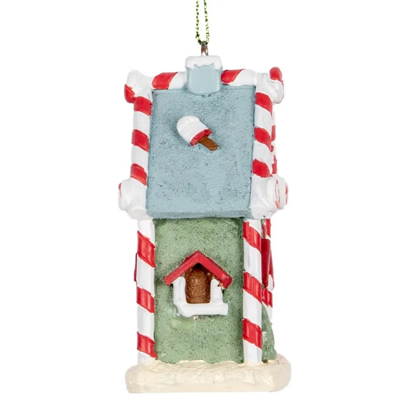 Decorazione per Albero “Casa di Pan di Zenzero” Verde