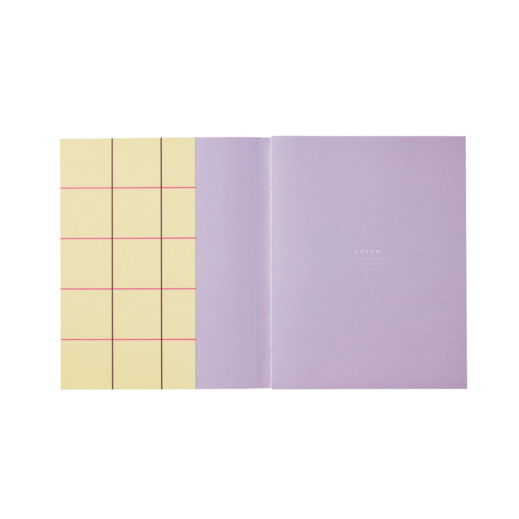 Quaderno Uma Large Yellow Check