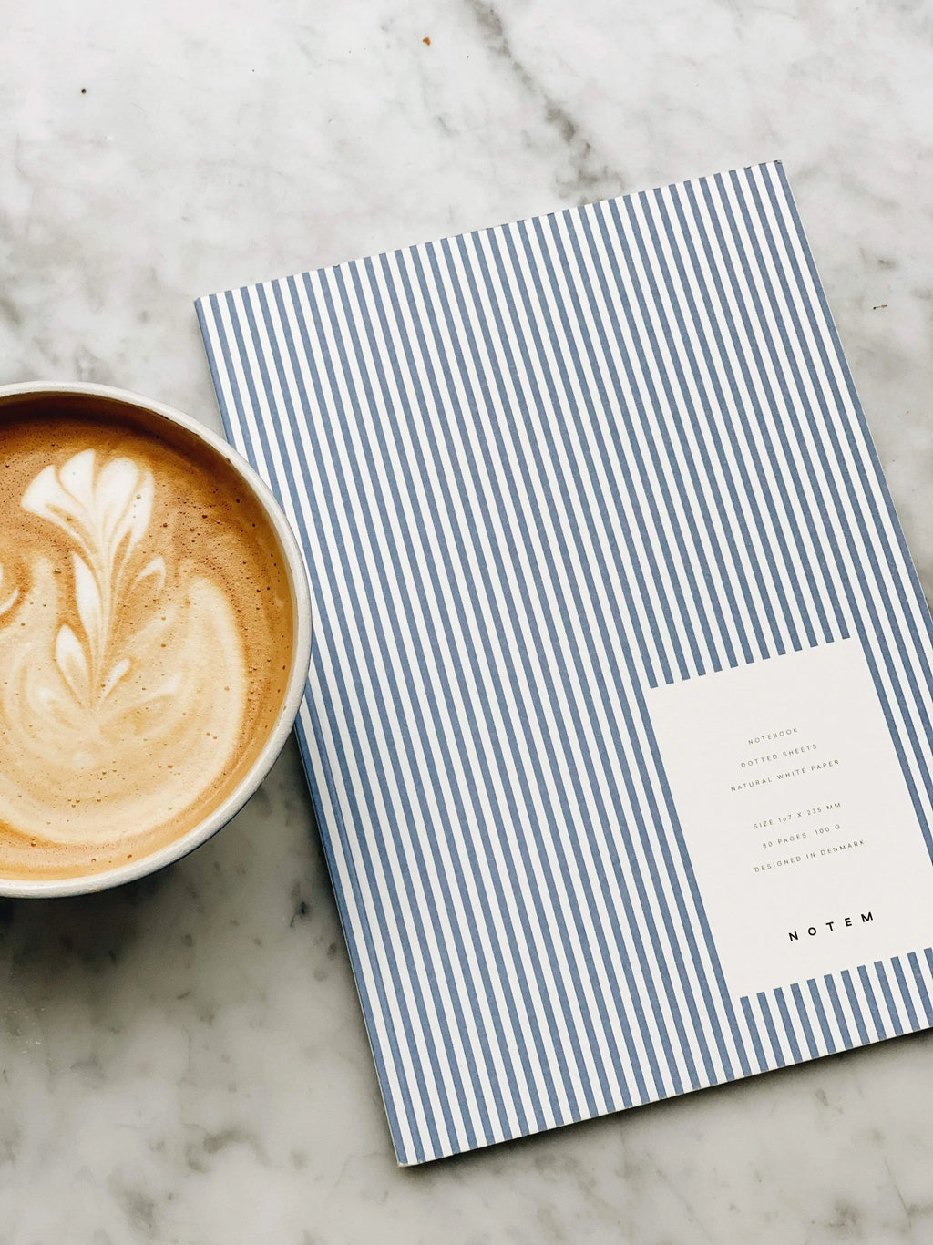 Quaderno Vita Medium Blue Stripes